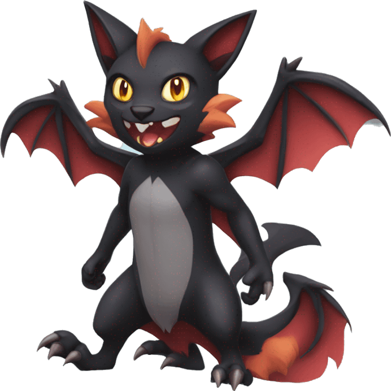 Bat-Torracat-Zoroark full body emoji