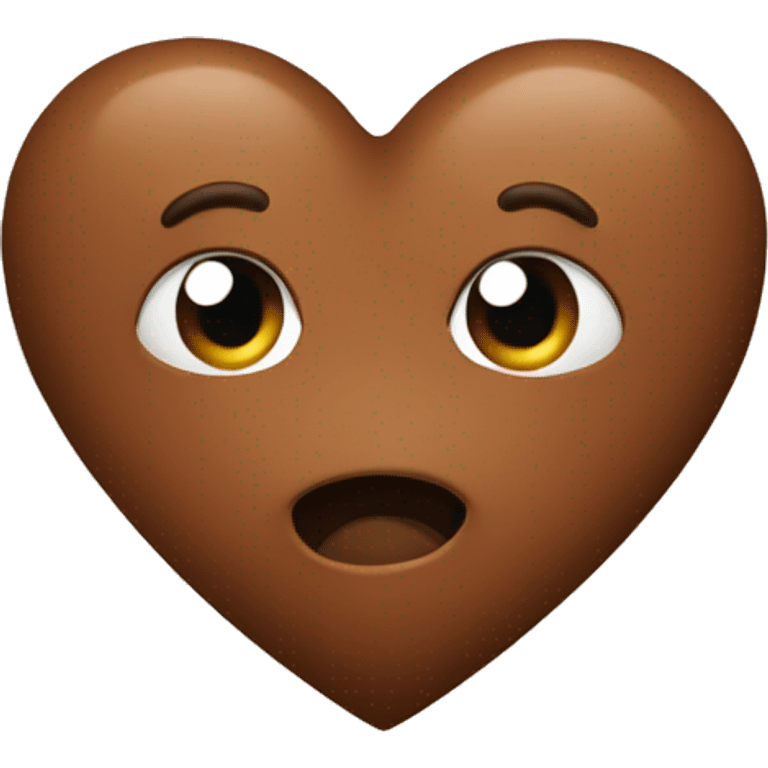 brown heart emoji