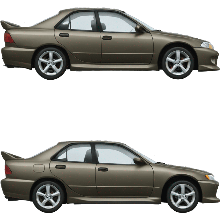 car Toyota altezza side emoji