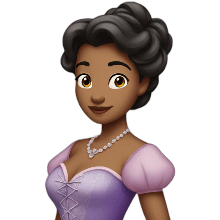 disney Princess with hips emoji