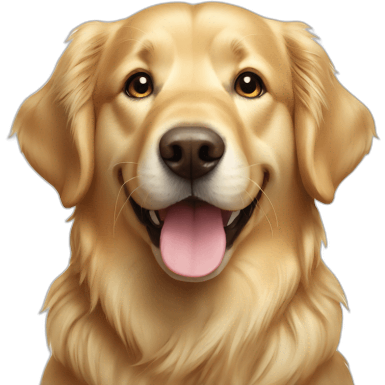 golden retriver happy emoji