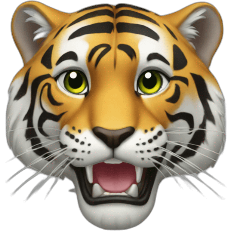 Tigre vert emoji