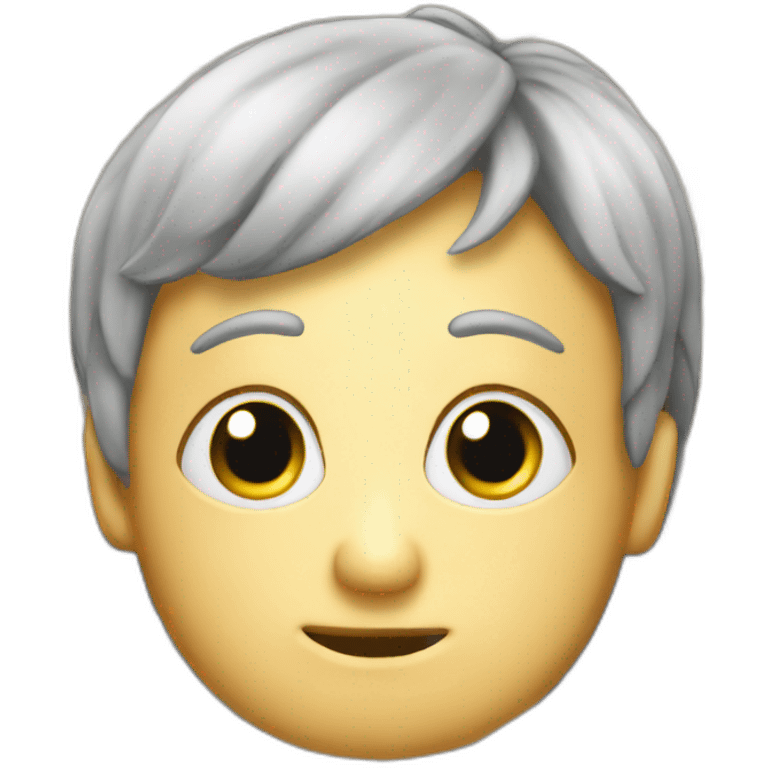 Book with face emoji