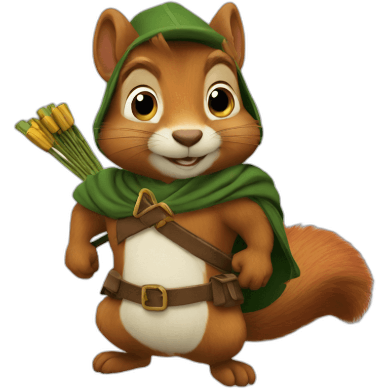 robin hood squirrel emoji