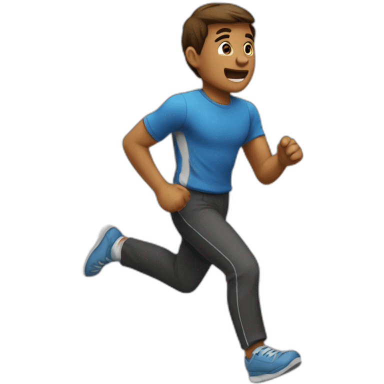 running away emoji