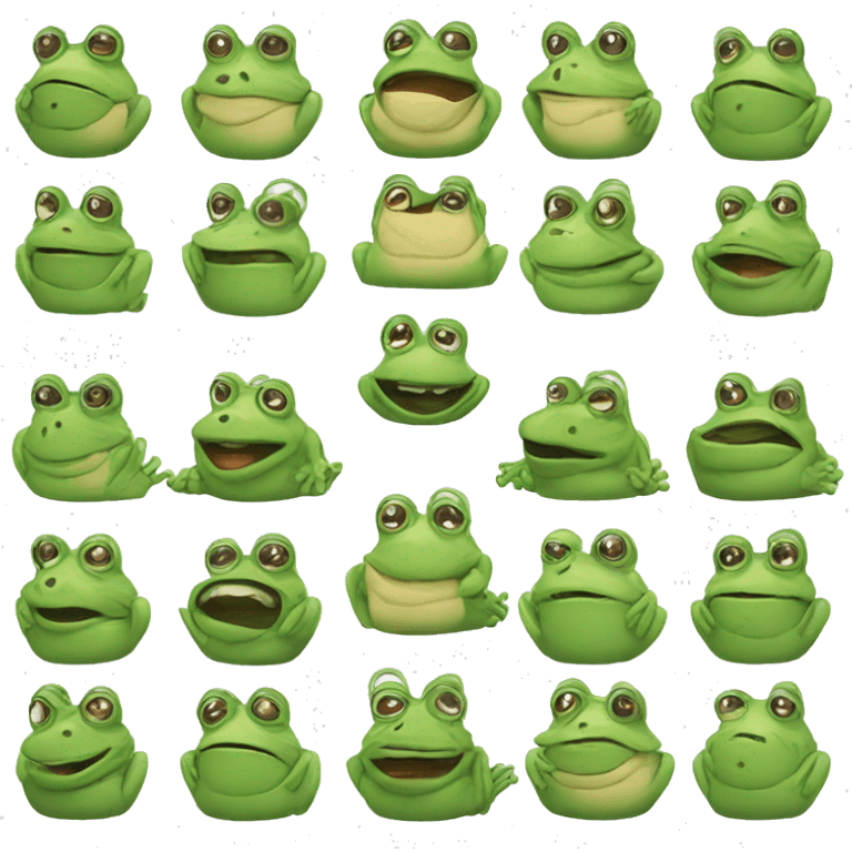 Frog and work is the Moscow emoji