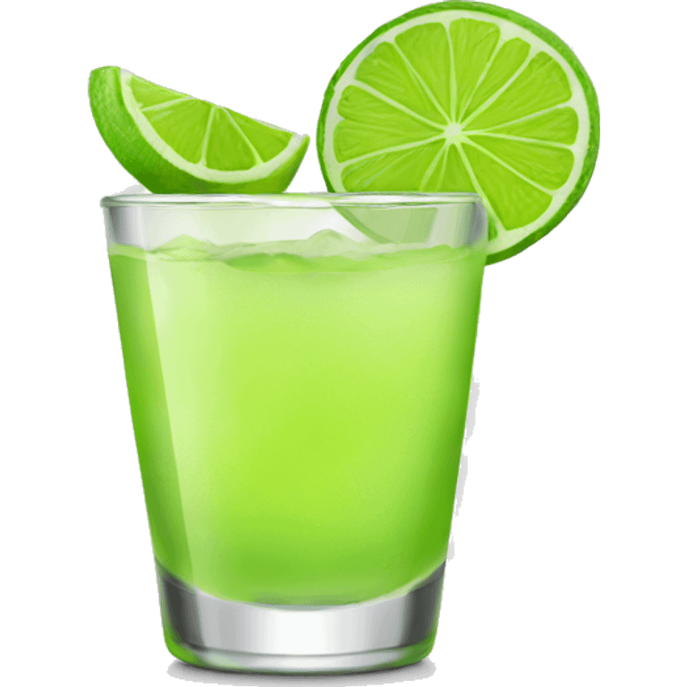 Shot with lime  emoji