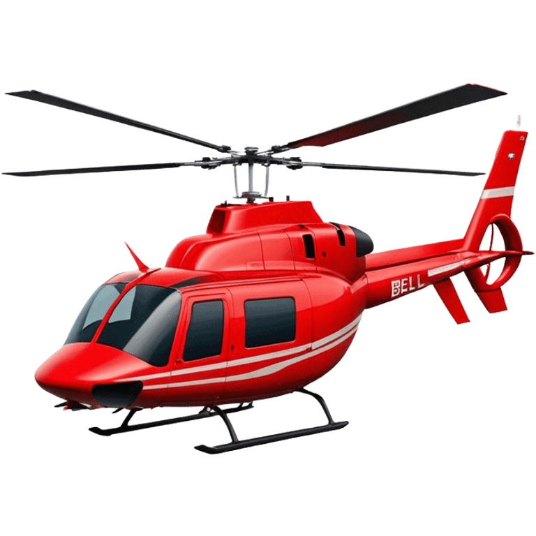 Bell 206 - Bell Helicopter (Model Year: 2021) (Iconic colour: Red) emoji