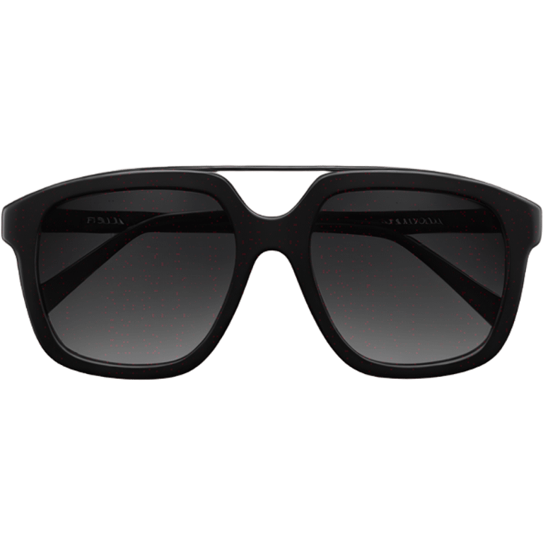 Black prada sunglasses no man emoji