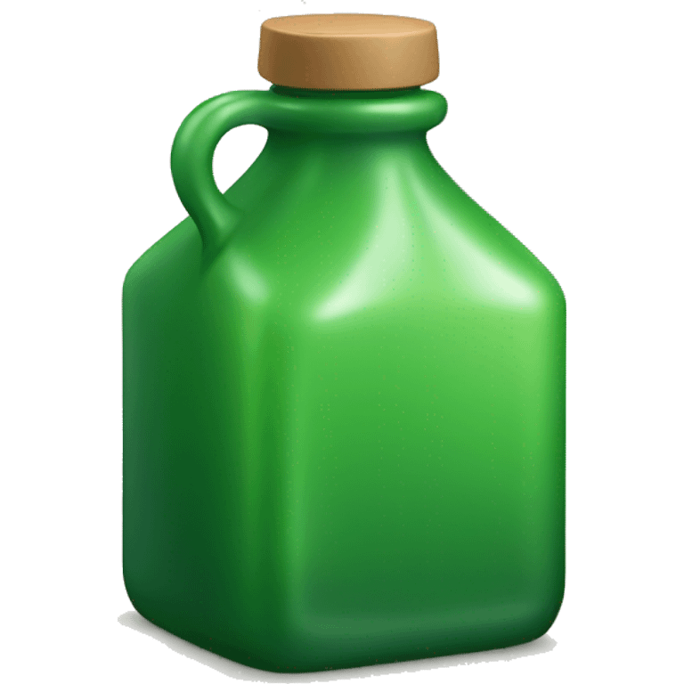 green square bottle with crok emoji