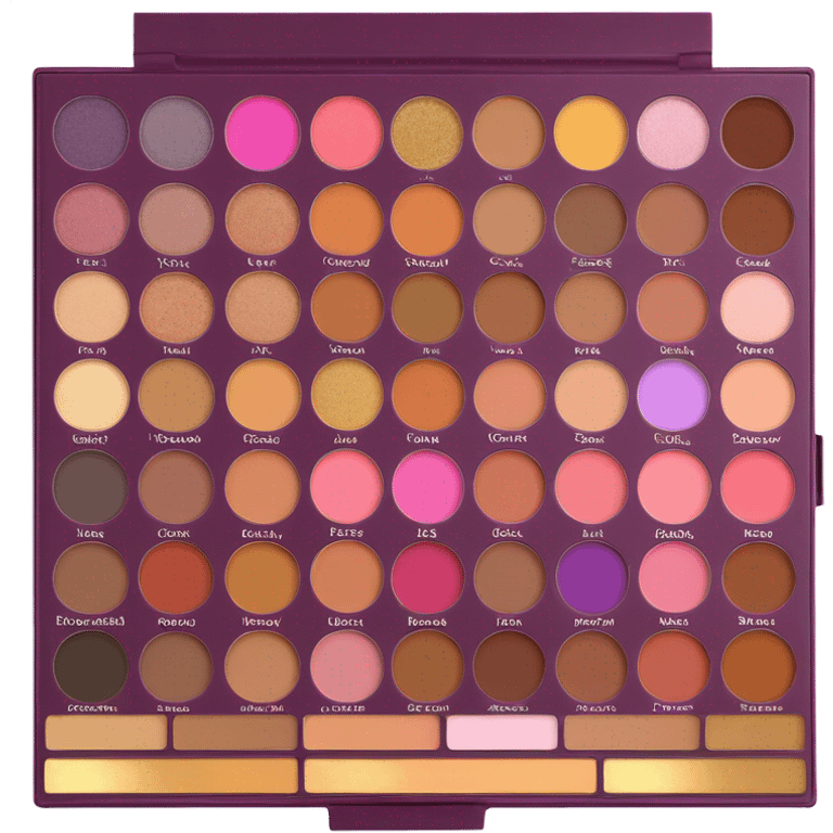 eyeshadow makeup palette emoji