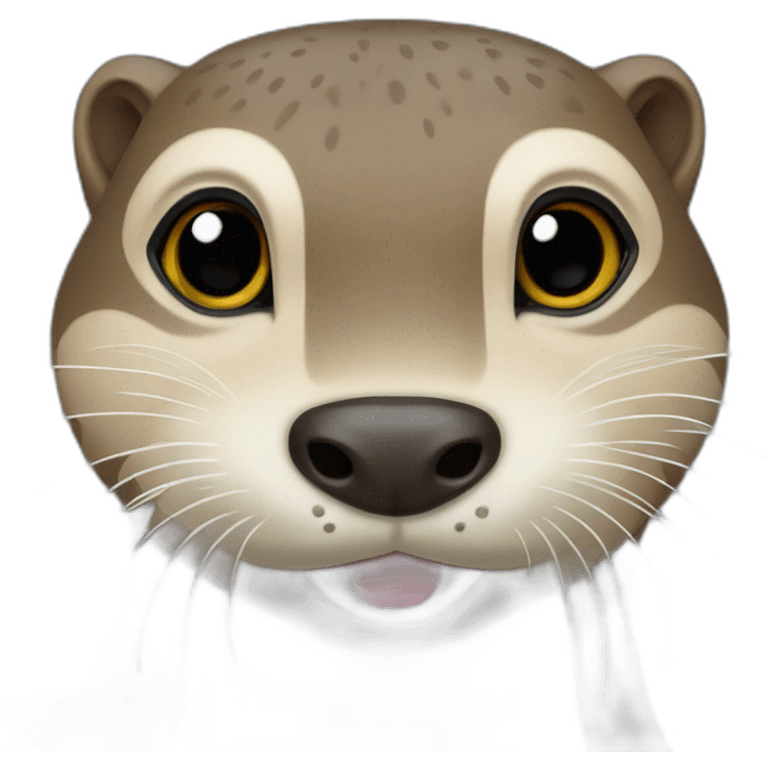 loutre dans l’eau emoji