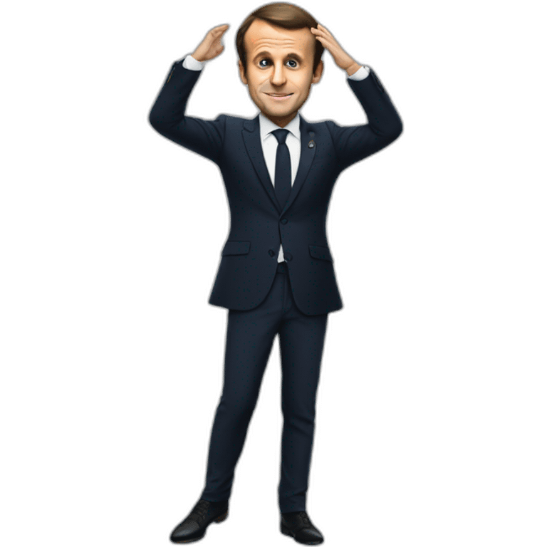 Emanuel macron dab emoji