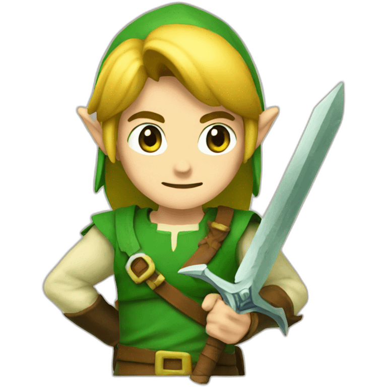 Link from Zelda emoji