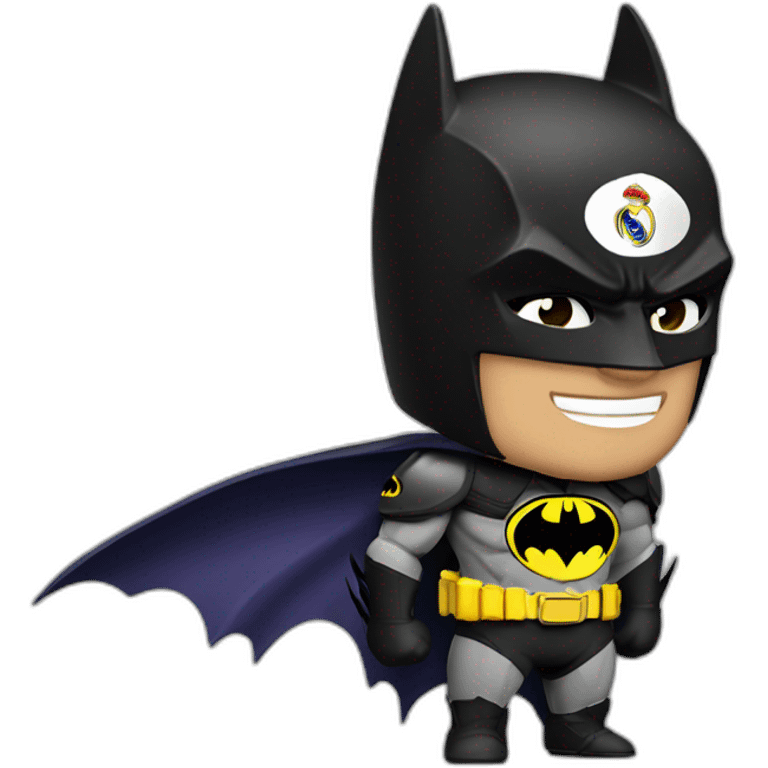 Batman with Real Madrid jersey emoji