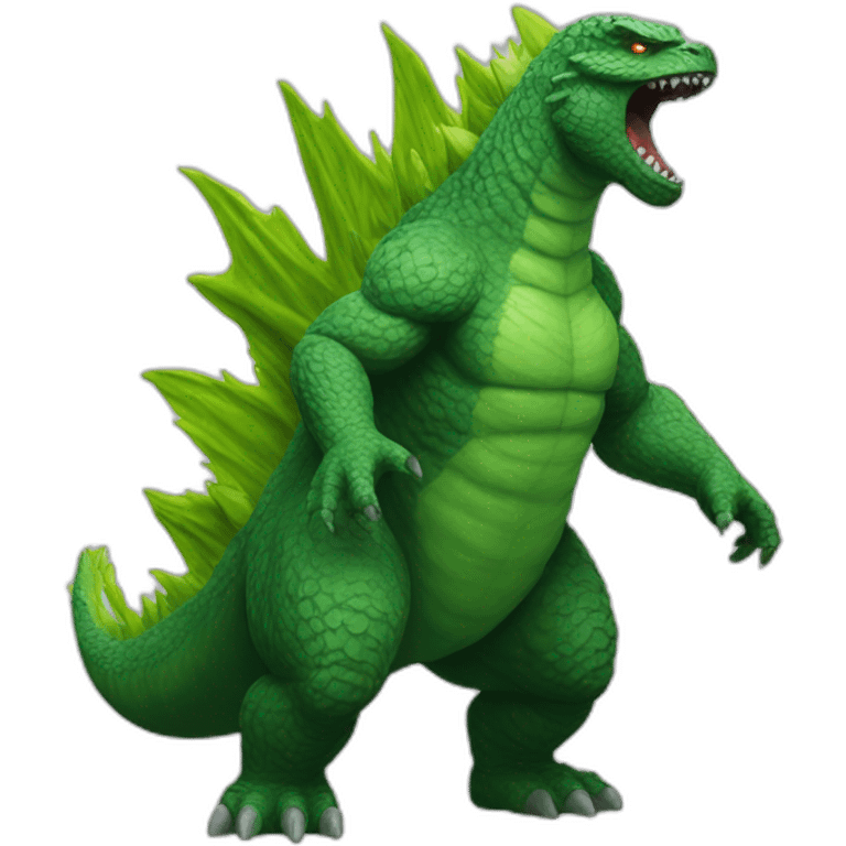 godzilla green atomic breath emoji