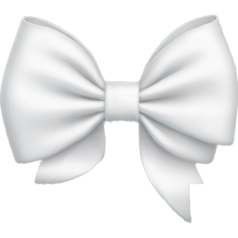 white bow emoji