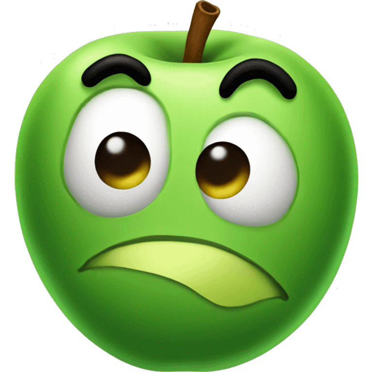 sour apple pucker  emoji