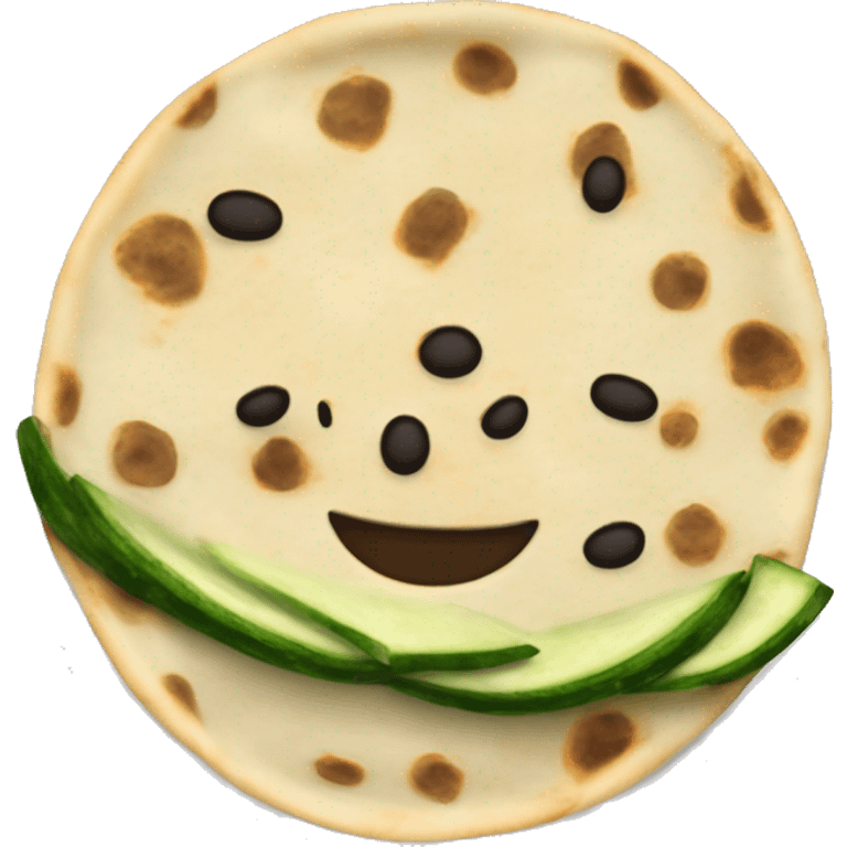 piadina con tonno e zucchine emoji