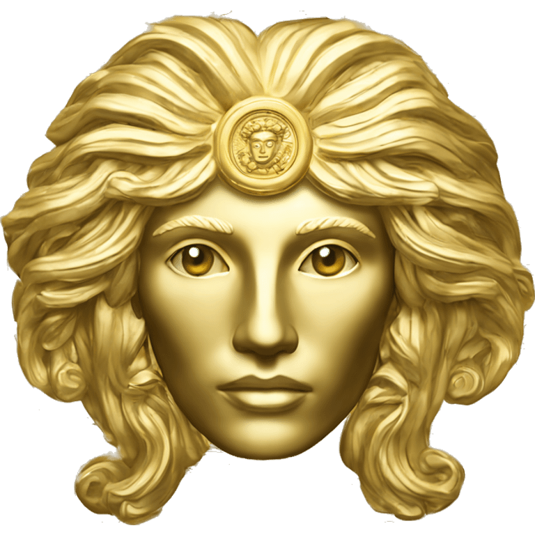 Versace golden logo emoji