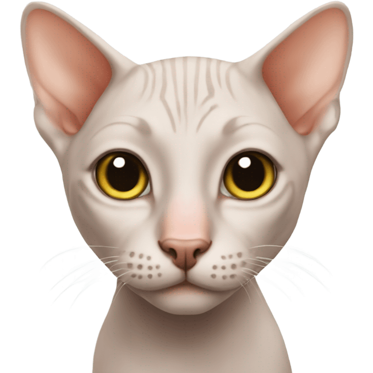 Hairless cat emoji