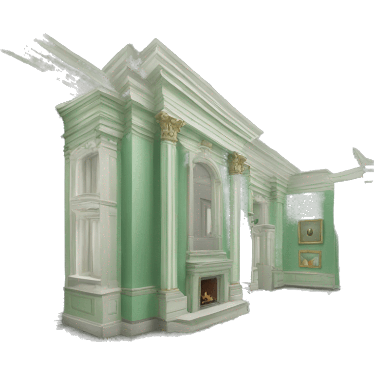 Green Hermitage museum emoji