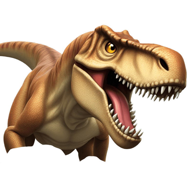 T-Rex eating rocks emoji