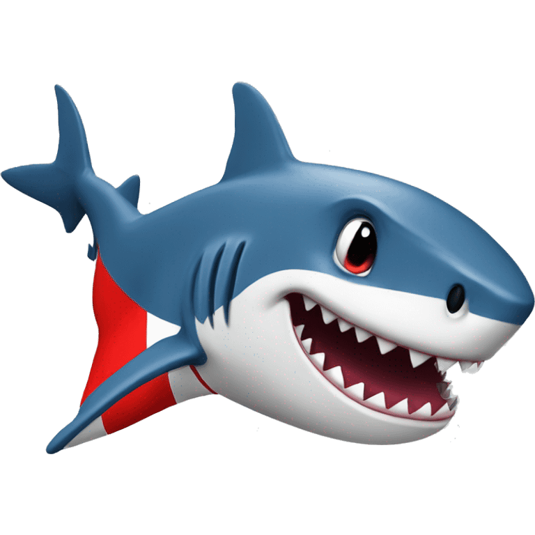 shark with french flag emoji