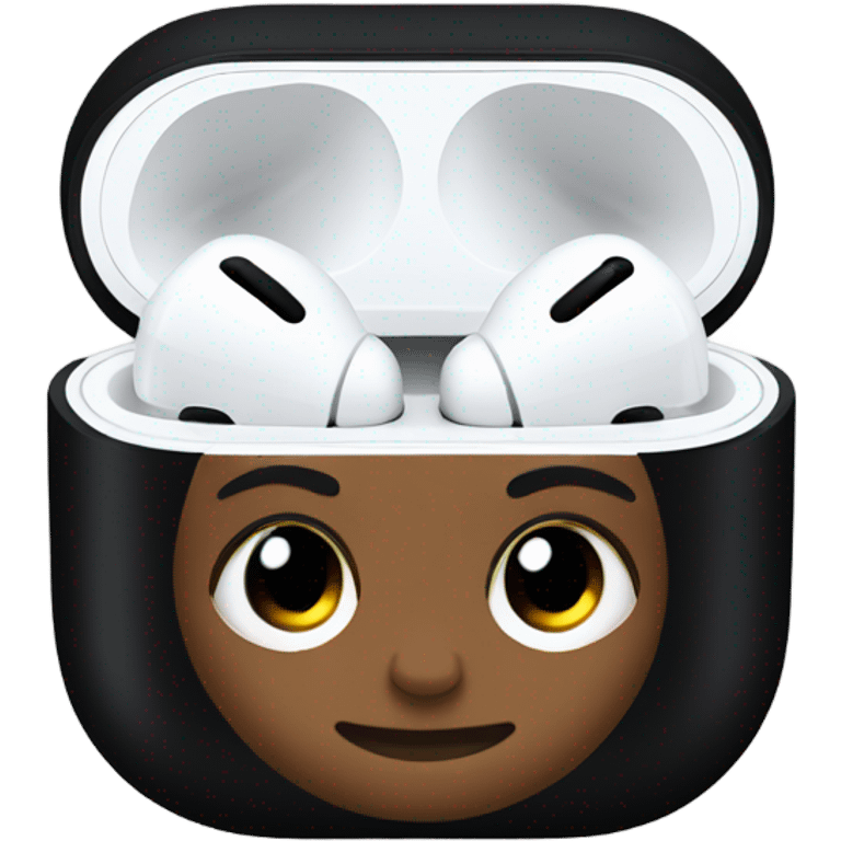 Black AirPod pro emoji