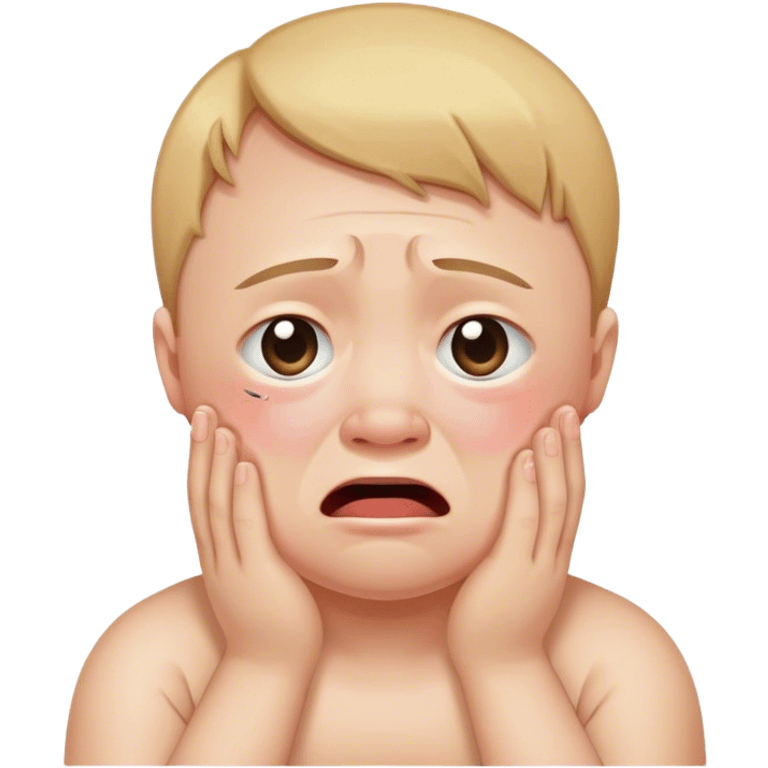 Down syndrome guy crying emoji