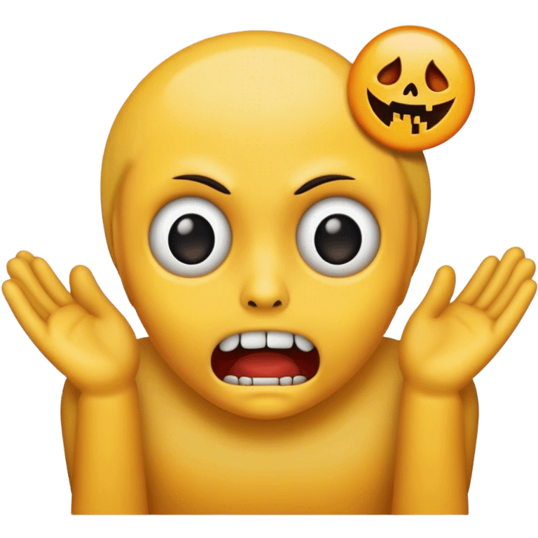 خداحفظی ترسناک emoji