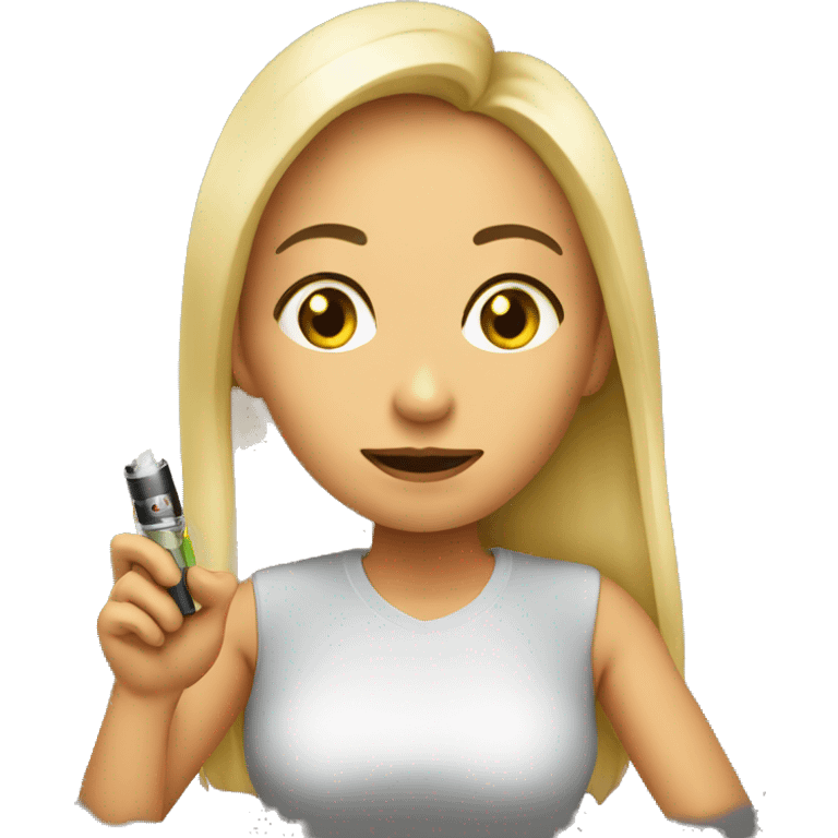 My wife smoke vape emoji