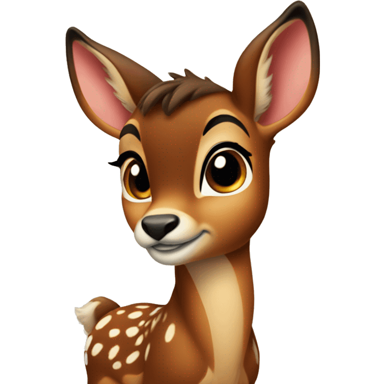 Bambi in love emoji