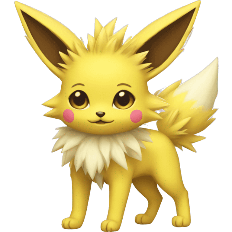 Kawaii Jolteon full body emoji