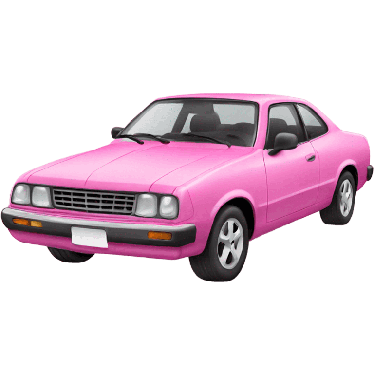 Pink car emoji