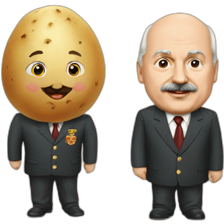 Lukashenko and potato emoji