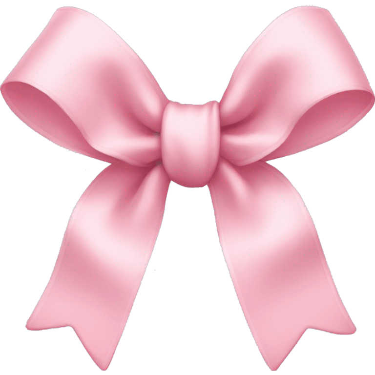 Light pink bows emoji