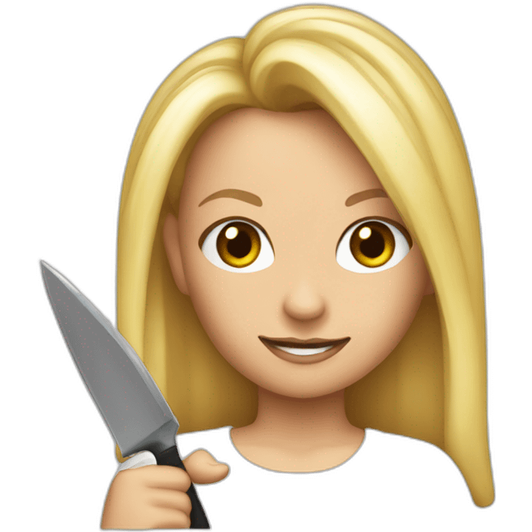 britney spears holding a knife emoji