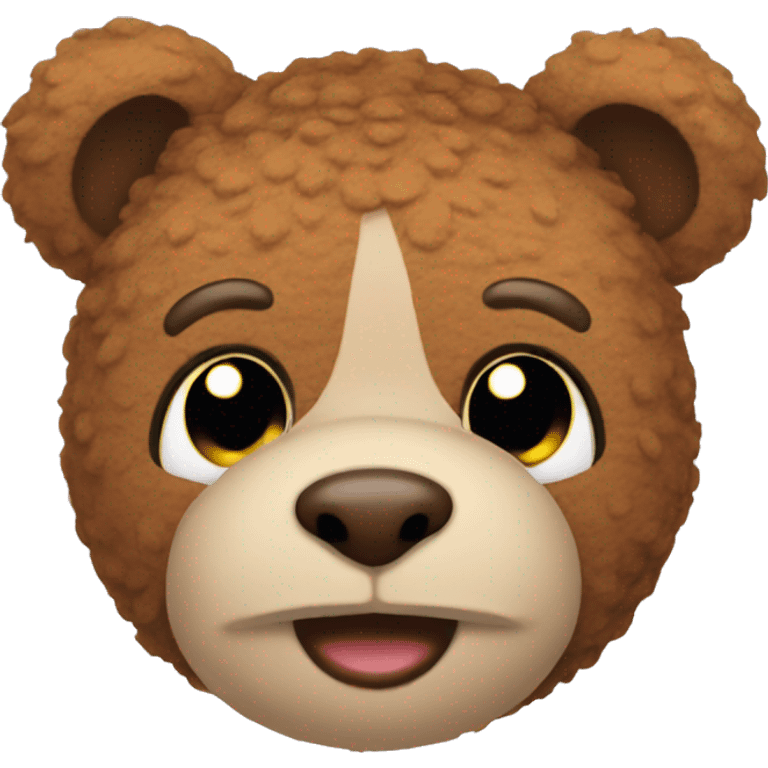 Teddy plush emoji