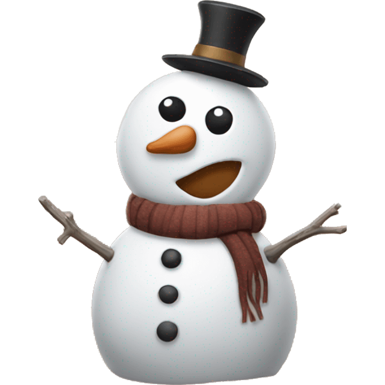 snowman in the desert emoji