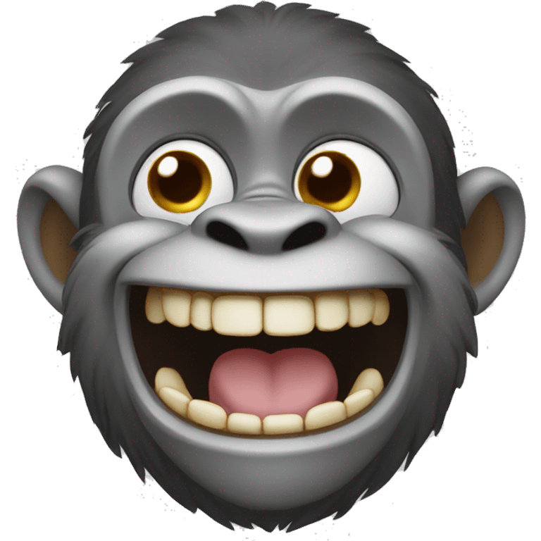 Laughing monkey emoji