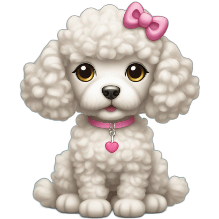 hello kitty poodle emoji