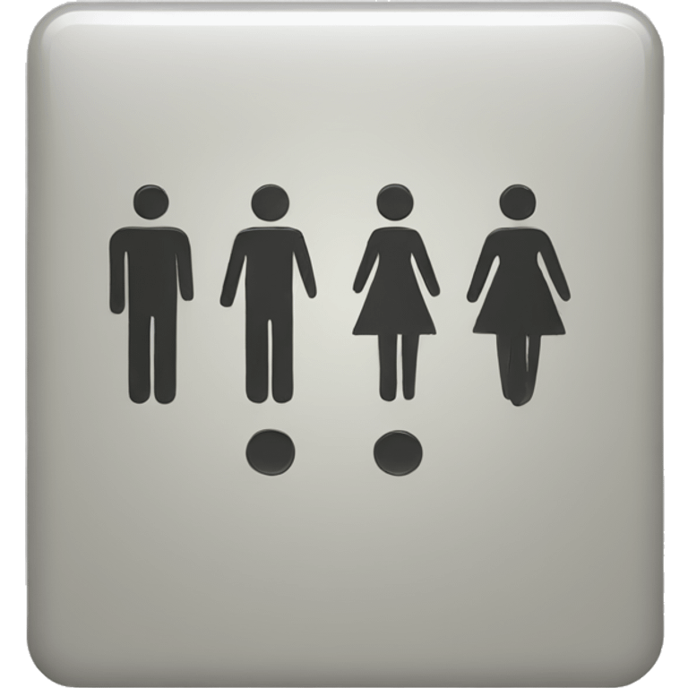 Mens restroom sign  emoji