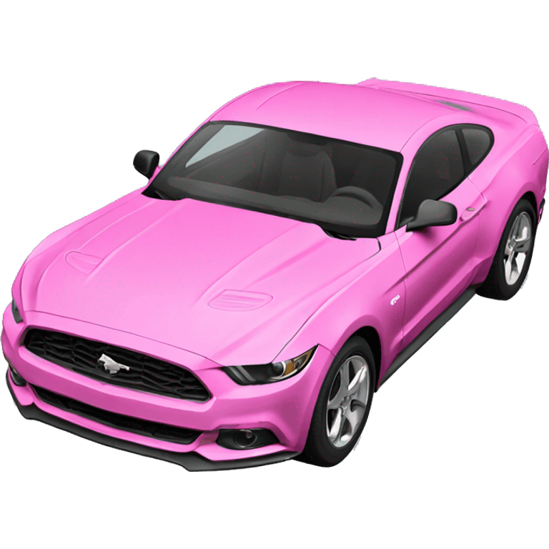 pink mustang  emoji