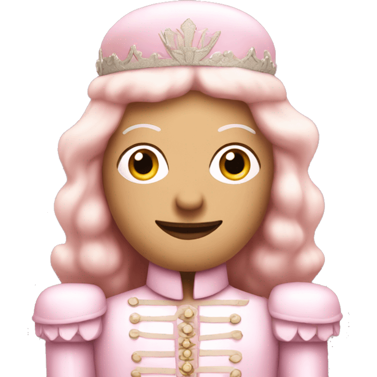 Light pink nutcracker emoji