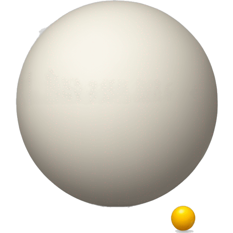 Boule de pétanque emoji