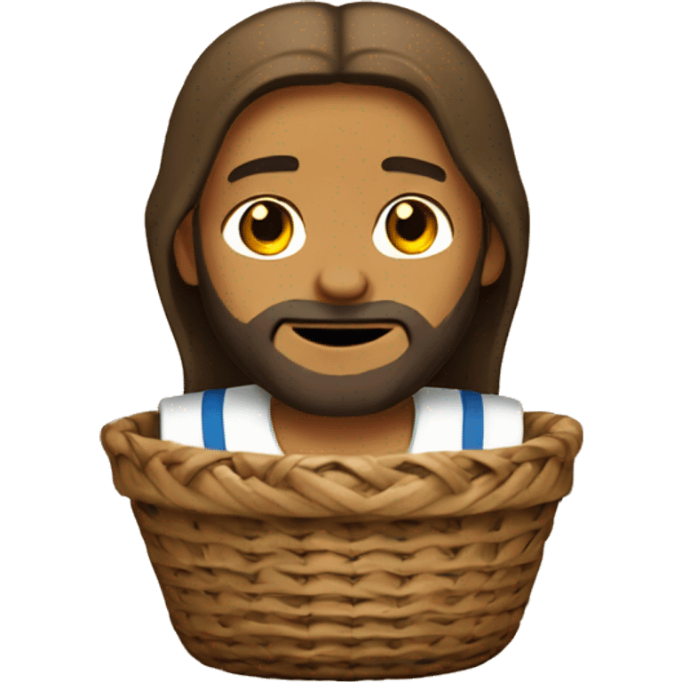 Jesus play basket emoji