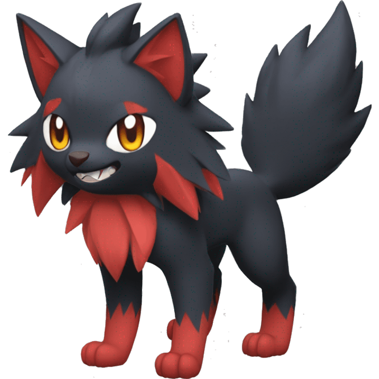 Litten-Zoroark full body emoji