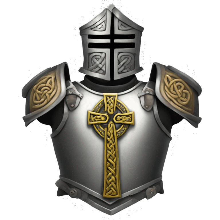 torso armor with celtic cross emoji