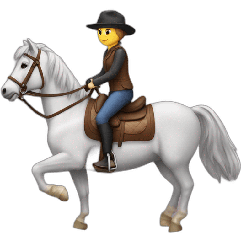 Horse riding emoji